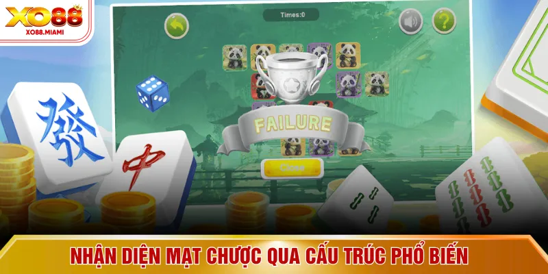 Nhận diện mạt chược qua cấu trúc phổ biến